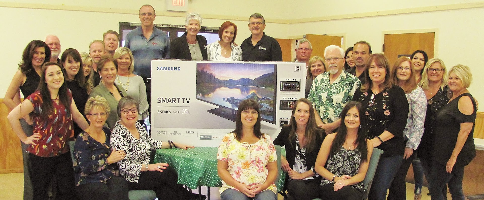 RREA TV donation to Sr Center